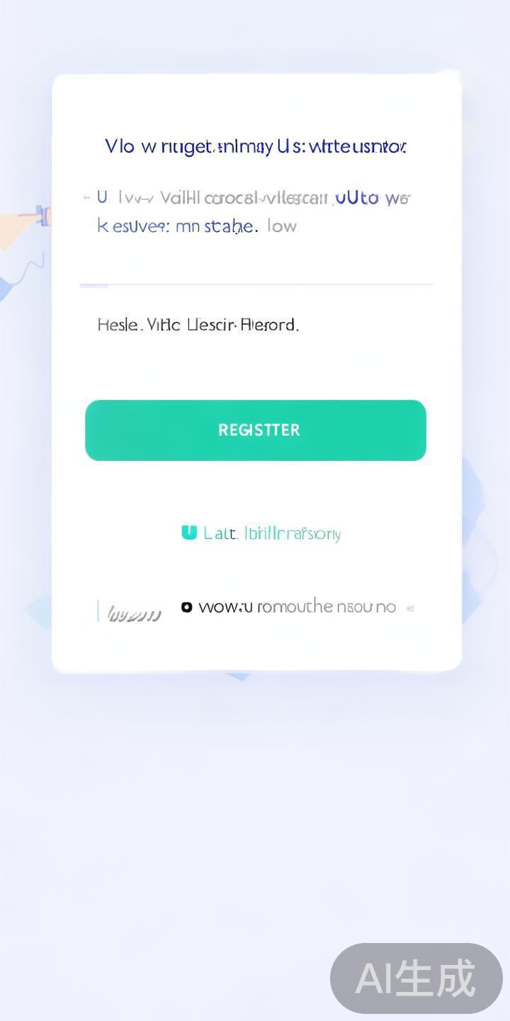 安装完成后，打开平台，点击“注册”按钮，输入符合要